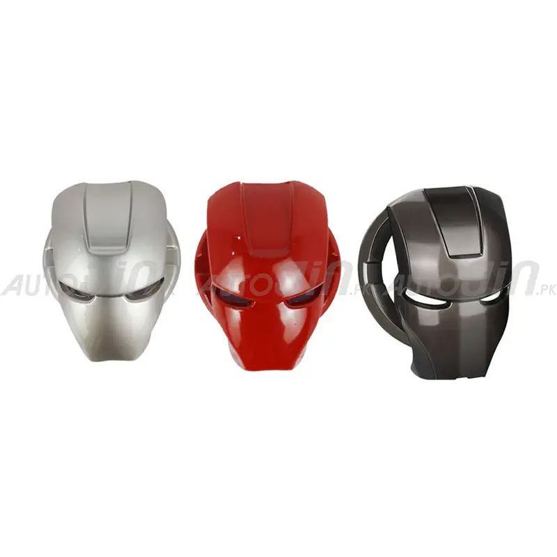 Iron Man-Themed Engine Start/Stop Button Cover – Stylish Multi-Vehicle Fit 1