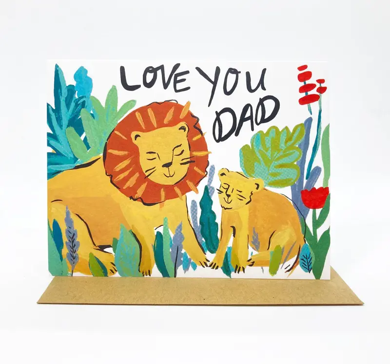 Ivy House Design ‘Love You Dad’ Sentimental Greeting Card 1