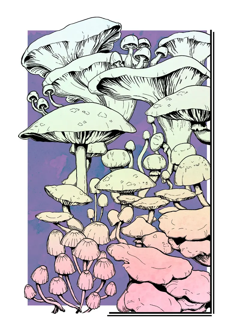 Jet Takayama Abstract Growth-Themed Art Print 1