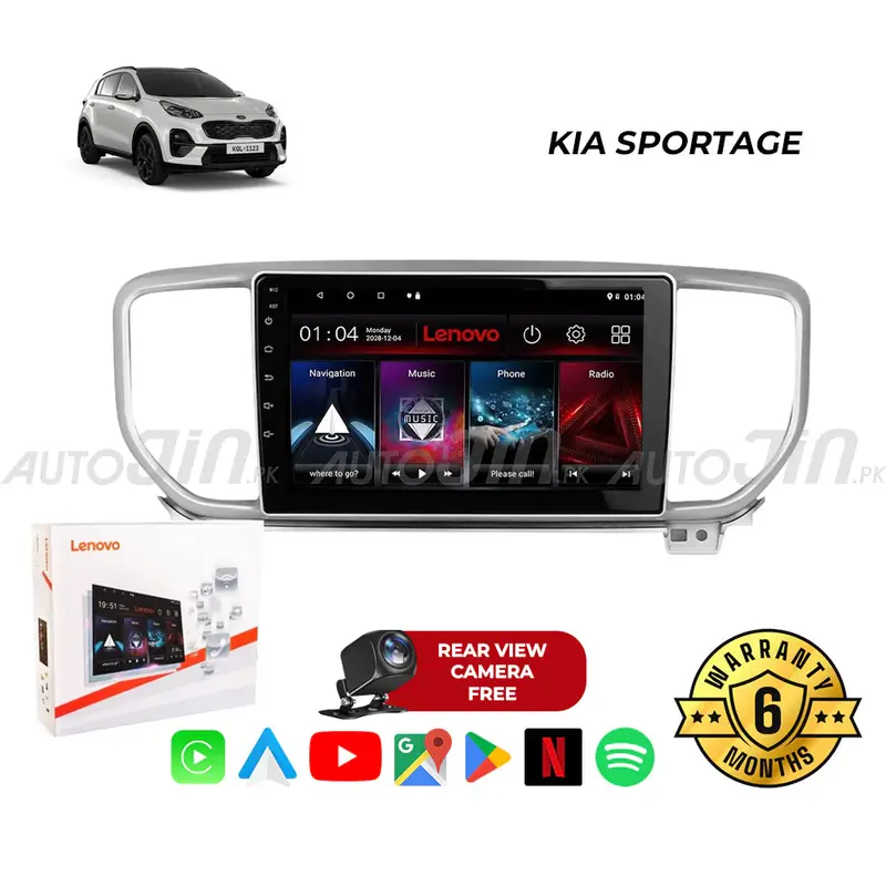 Kia Sportage (2018–2023) Android Infotainment System With Gps, Wi-Fi, Mirrorlink & Free Rear Camera 1