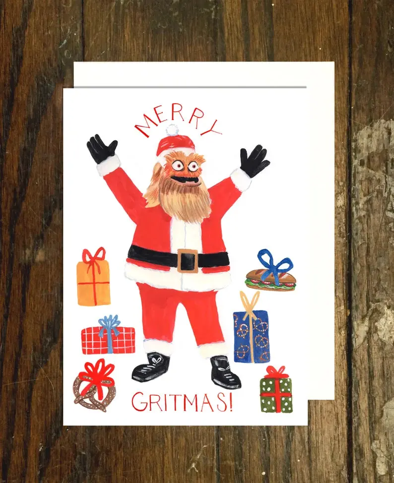 Kimmy Makes Things 'Merry Gritmas!' Humor Card 1