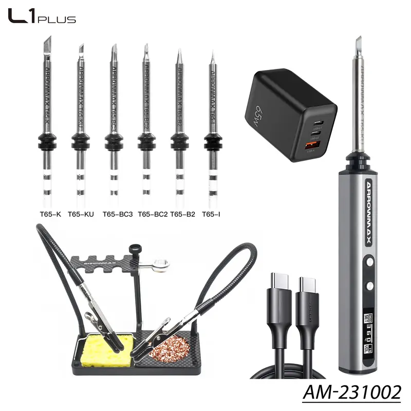 L1 Plus Soldering Iron Kit With Aluminum Mounting Bracket (Am-231002-G) 1
