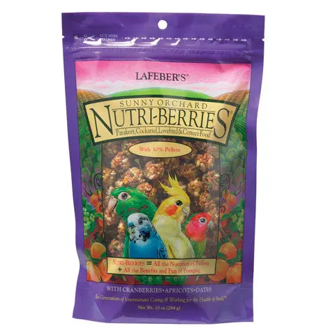 Lafeber Nutri-Berries For Small & Medium Birds – Balanced Pellet Alternative 1