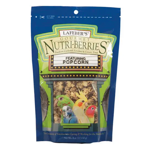 Lafeber Nutri-Berries Popcorn Treats – Healthy Bird Snack 1