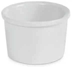 Large White Ceramic Bird Dish 1