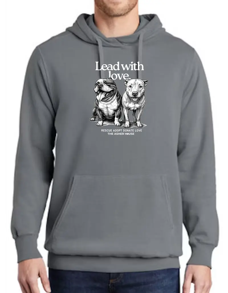 Lead With Love Hoodie – Pawsitivitees (Sizes Up To 5Xl) 1