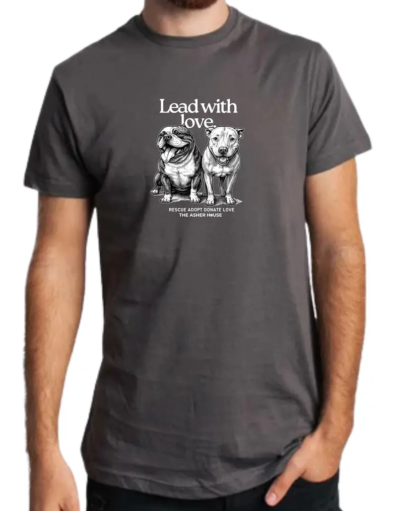 Lead With Love T-Shirt – Pawsitivitees (Sizes Up To 3Xl) 1
