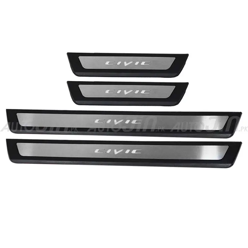 Led-Illuminated Sill Plates For 2016–2021 Honda Civic 1