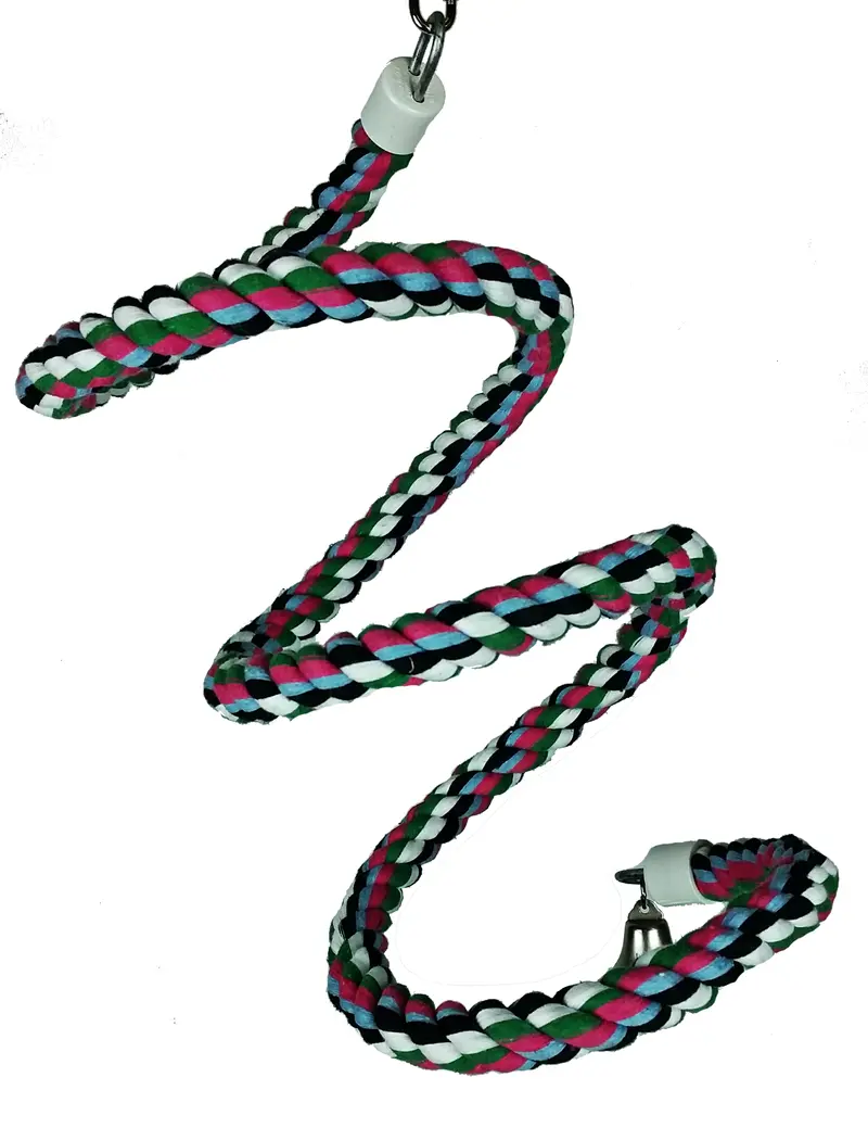 Medium Cotton Rope Boing Toy With Bell For Pets 1
