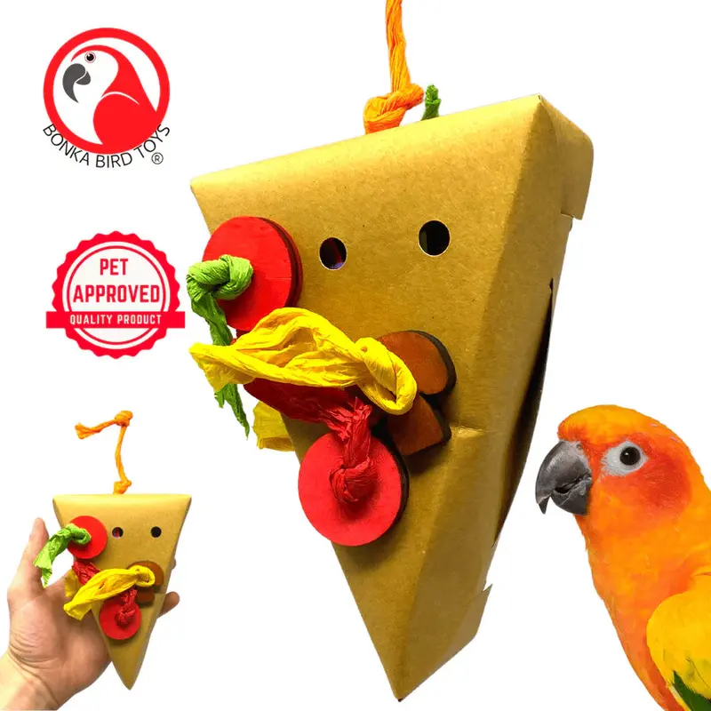 Medium Pizza Slice-Shaped Chew Toy 1