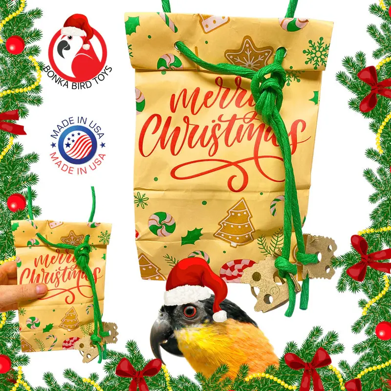 Merry Christmas Treat Bag – Holiday-Themed Puzzle Toy 1