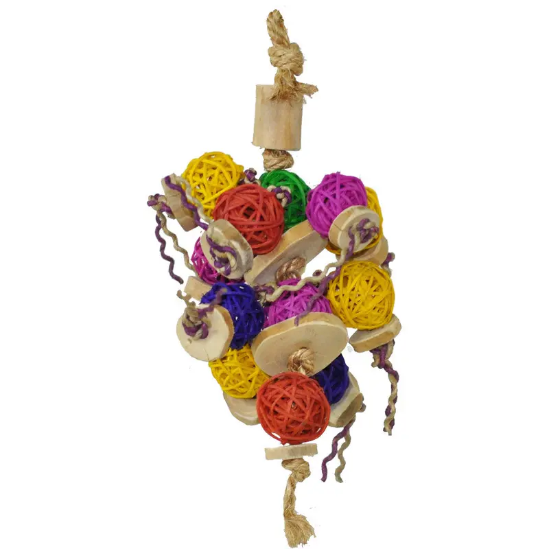 Micro-Sized Tactile Ball Toy For Small Birds 1