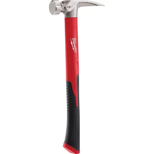 Milwaukee 19 Oz Smooth-Face Hammer – Poly/Fiberglass Handle For Reduced Vibration 1