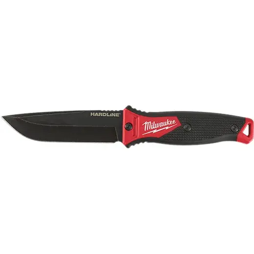 Milwaukee Hardline 5-Inch Fixed-Blade Utility Knife – Rugged One-Piece Design 1