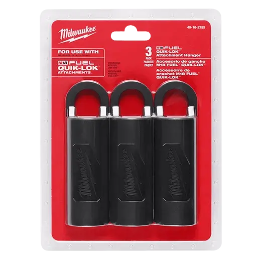 Milwaukee M18 Fuel Quik-Lok 3-Piece Attachment Hanger Kit (49-16-2782) 1