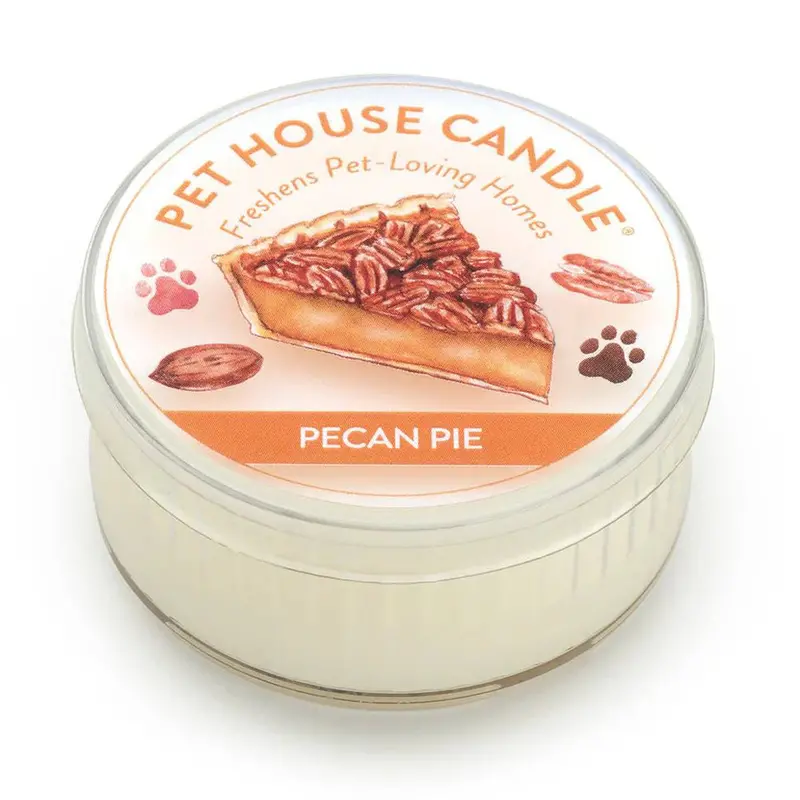 Mini Pecan Pie Scented Pet House Candle 1