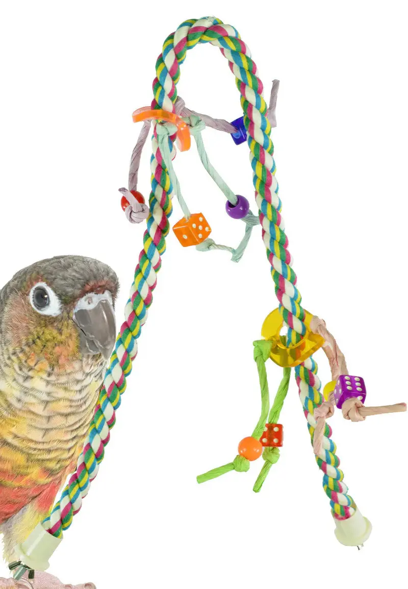 Mini Rope Charm Perch For Small Birds 1