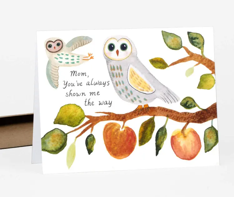 'Mom, You'Ve Always Shown Me The Way' Card By Little Truths Studio 1