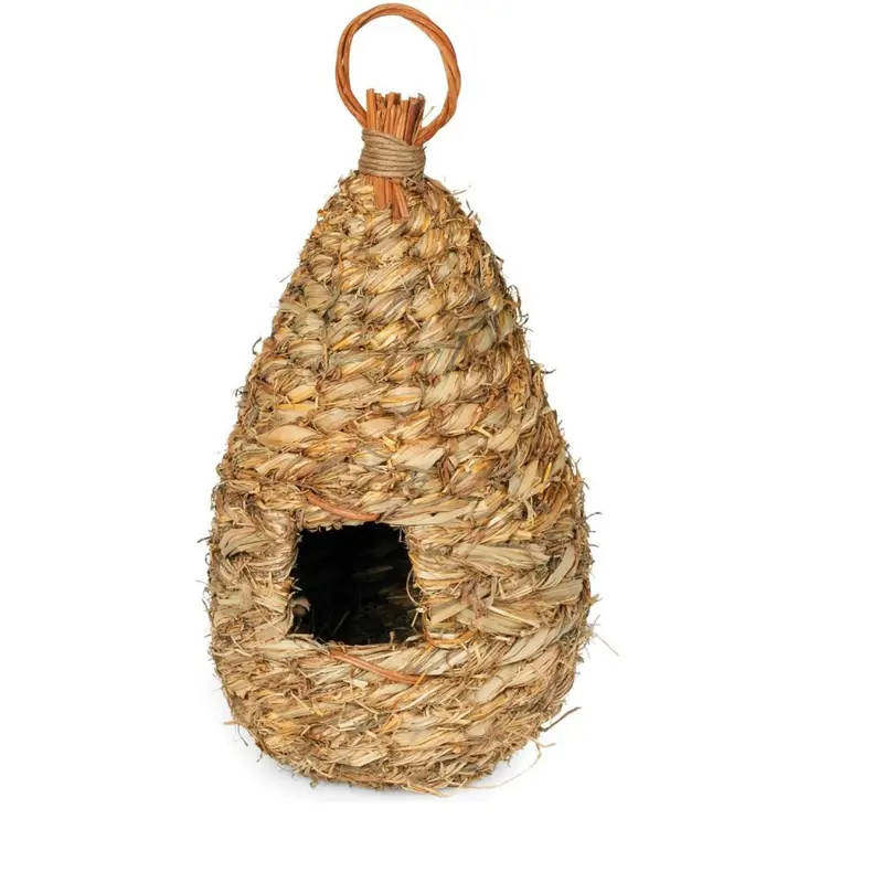 Natural Grass Bird Nesting Hut 1