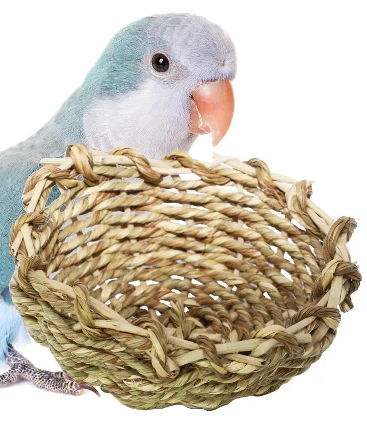 Natural Grass Weave Serving Bowl 1