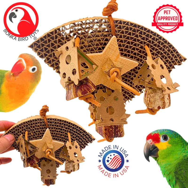 Natural Wood Chomp Slice Chew Treat 1