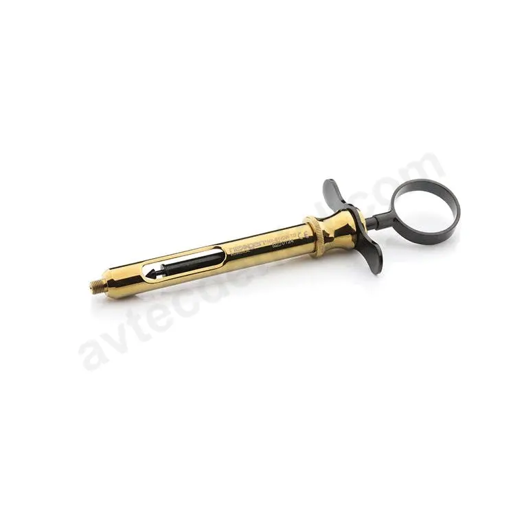 Nexxgen Biomedical Modified Cw-Style Syringe – Gold & Black Titanium Finish 1