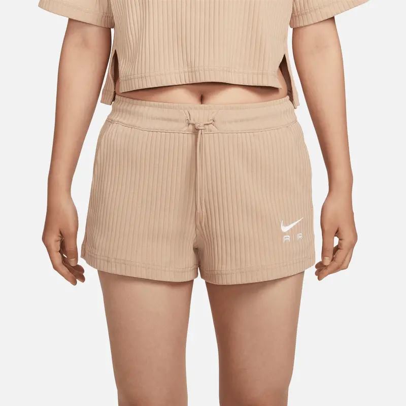 Nike Women'S Nsw Ribbed Jersey Shorts - Relaxed-Fit Activewear Bottoms 1