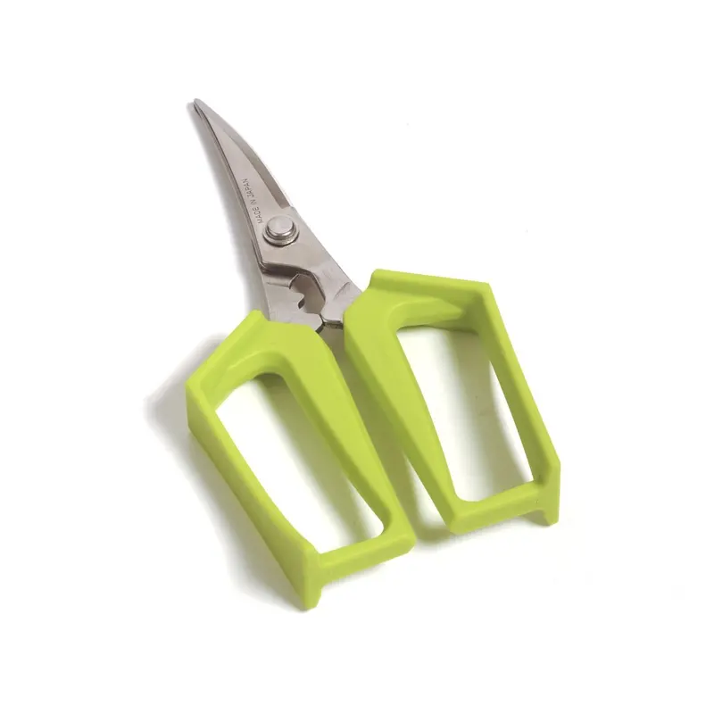 Nisaku Oshibasami Authentic Japanese Stainless Steel Pruning Scissors (Green) 1