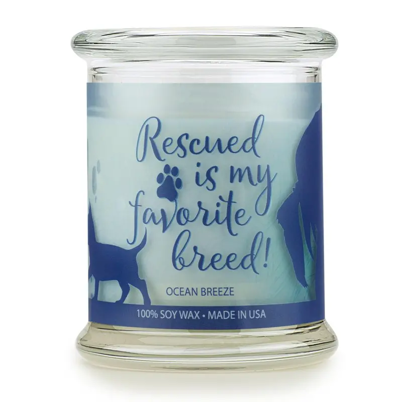 Ocean Breeze Fresh Scent Pet House Candle 1