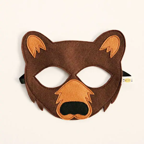 Opposite Of Far Brown Bear Face Mask 1