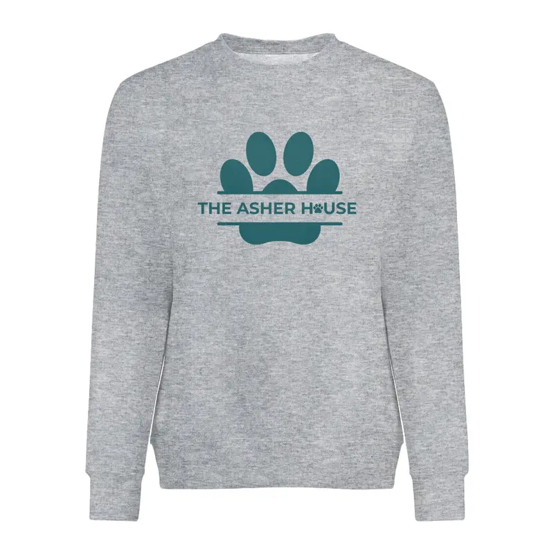 Pawesome Logo Vintage-Inspired Crewneck Sweatshirt