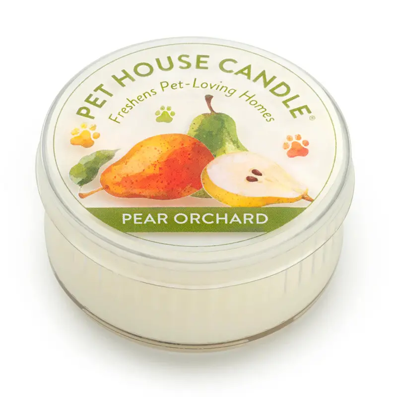 Pear Orchard Mini Pet House Candle 1