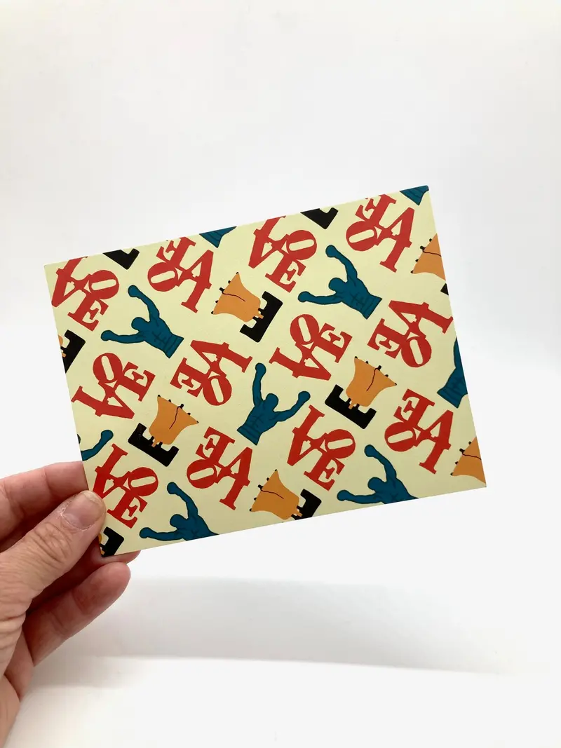 Philly Landmarks Illustrated Postcard By Kira Hartkorn 1