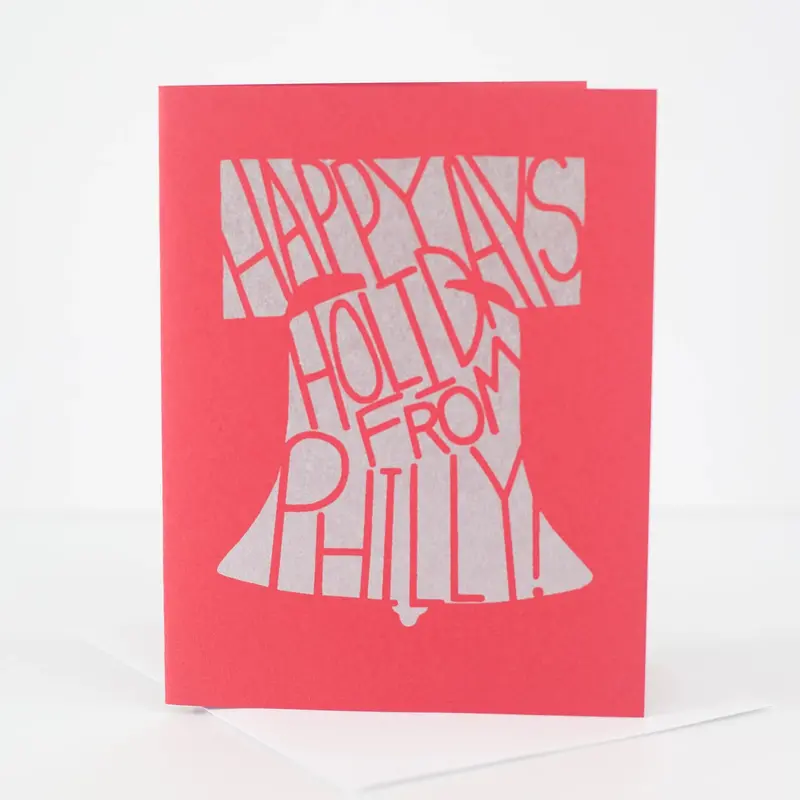 Philly-Themed Happy Holidays Card By Exit343Design 1