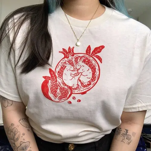 Pom Bun Graphic Tee By Huiyi Kuo 1