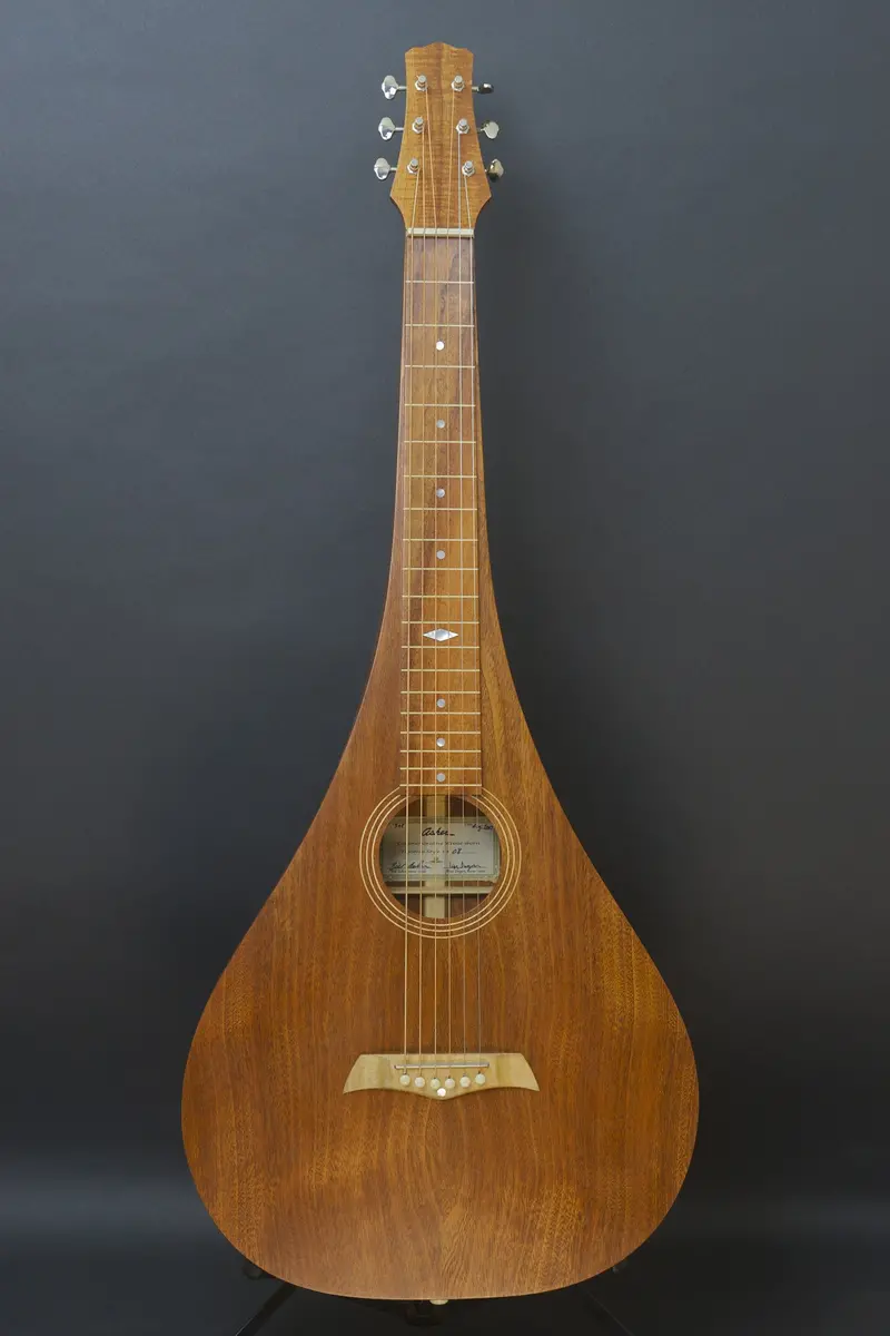 Pre-Owned Asher Acoustic Hawaiian Teardrop Lap Steel In Near-Mint Condition With Custom Hard Case – Sold 1