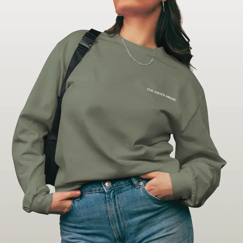 Premium Logo Heavyweight Long Sleeve Shirt – Unisex, Sizes Up To 3Xl 1