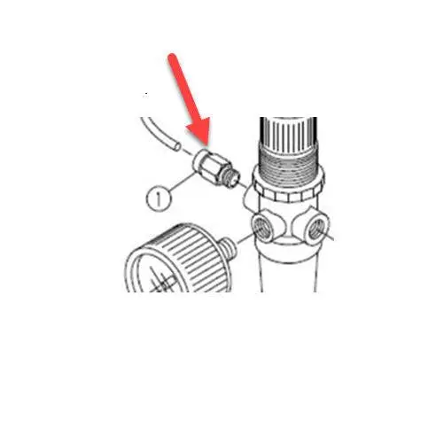 Presto 6Mm Quick-Disconnect Fitting For Dental Air/Water Lines 1