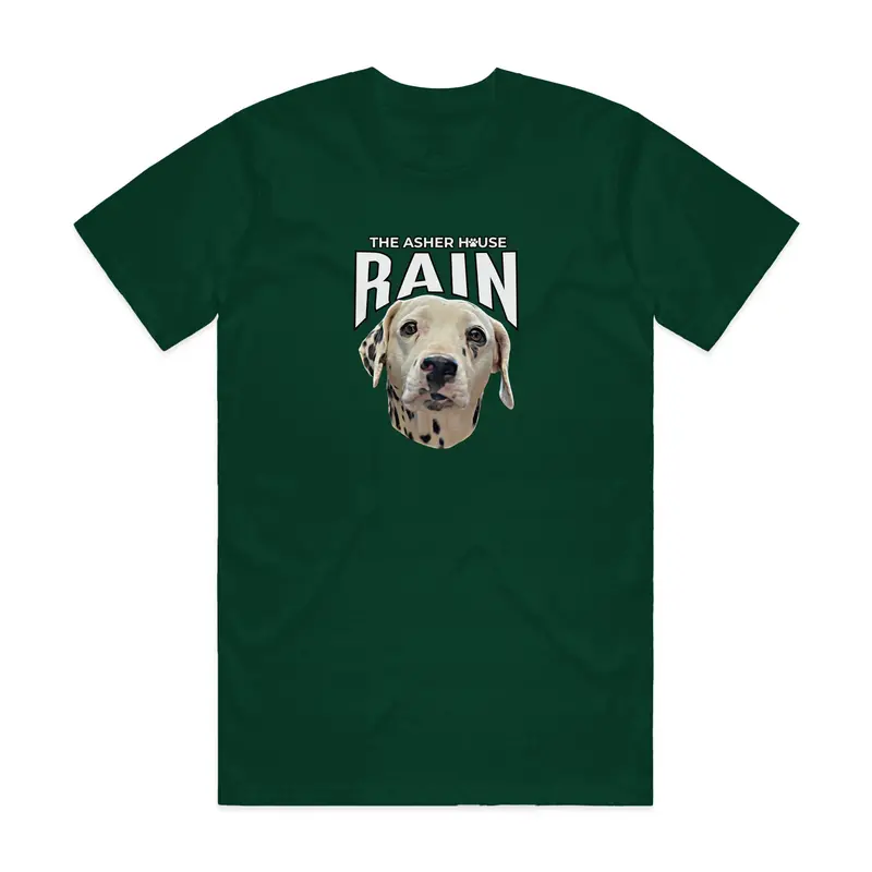 Rain Character Portrait T-Shirt – Expressive Illustrated Animal Design Tee