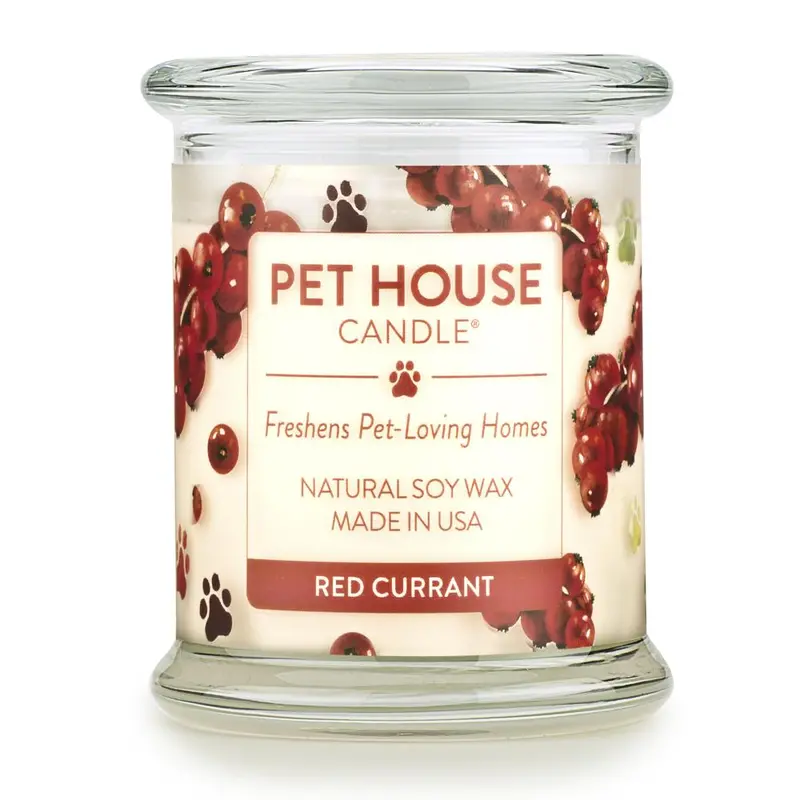 Red Currant Berry Scented Pet House Candle 1
