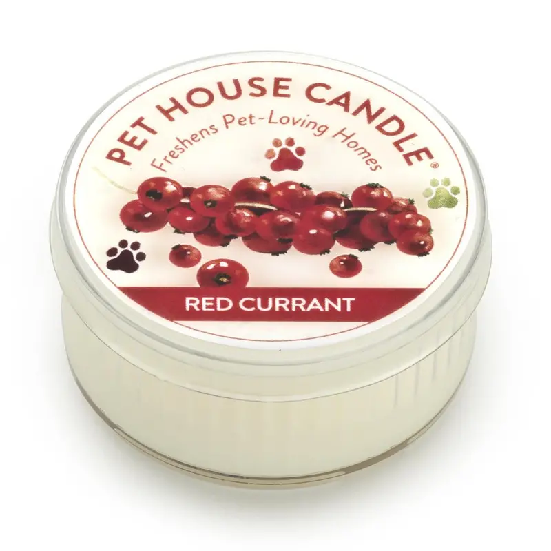 Red Currant Mini Berry Scented Pet House Candle 1