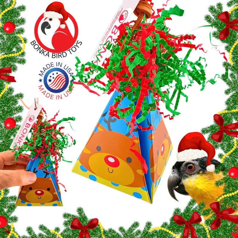 Rudolph-Themed Crinkle Cone For Holiday Play 1
