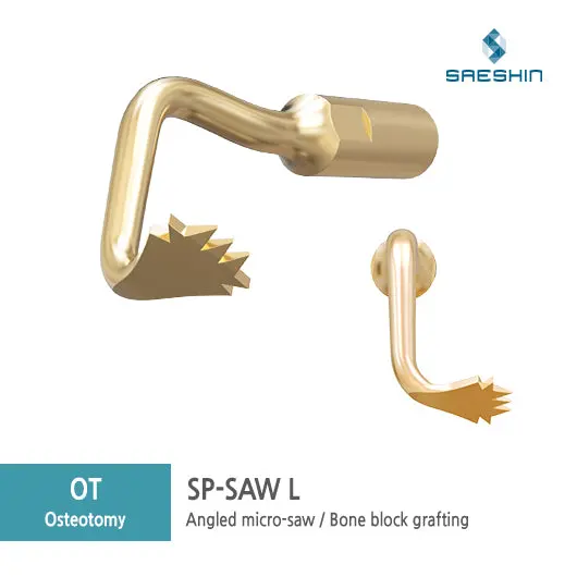 Saeshin Traus Left-Angled Micro-Saw For Bone Block Grafting Sp-Saw L 1