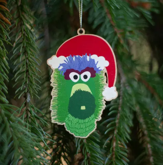 Santa Phanatic Wooden Ornament By Exit343Design 1