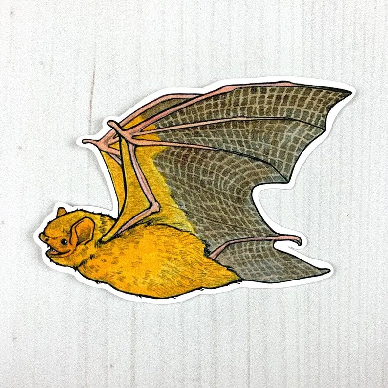 Sarah Draws Things Bat-Themed Vinyl Sticker Pack 2