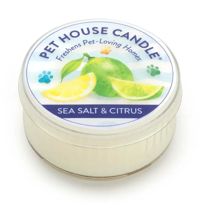 Sea Salt & Citrus Mini Candle For Pet Homes 1