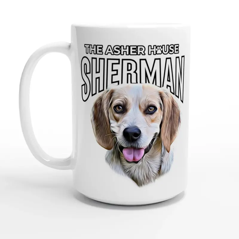 Sherman – Pack Portraits 15Oz Ceramic Mug 1