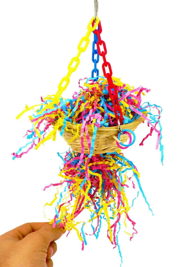 Shreddable Basket Swing Toy 1