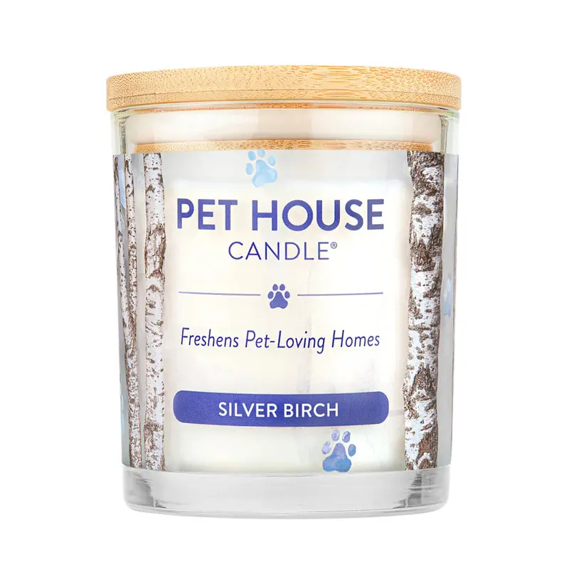Silver Birch Scented Pet House Candle 1