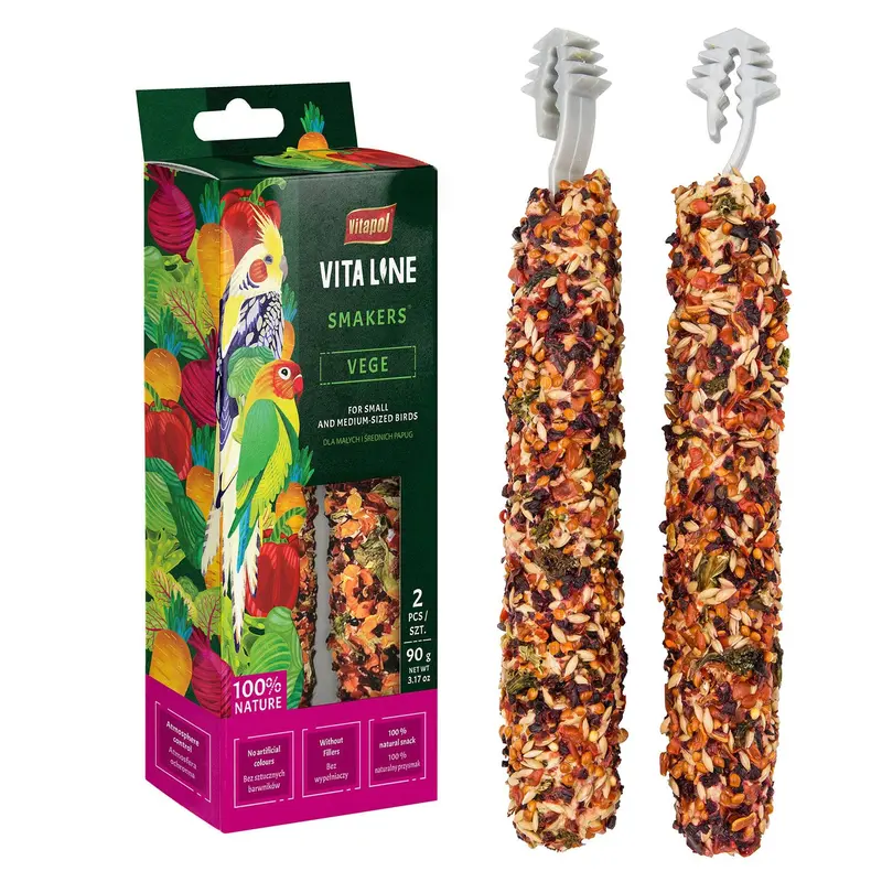 Smakers Vitaline Vegetable Blend Small/Medium Treat Pack (2-Pack) 1